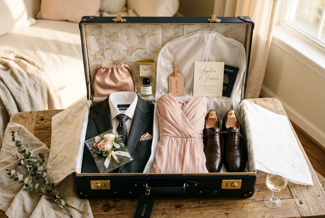 Destination Wedding Ready: How to Pack Formalwear Without the Travel Stress