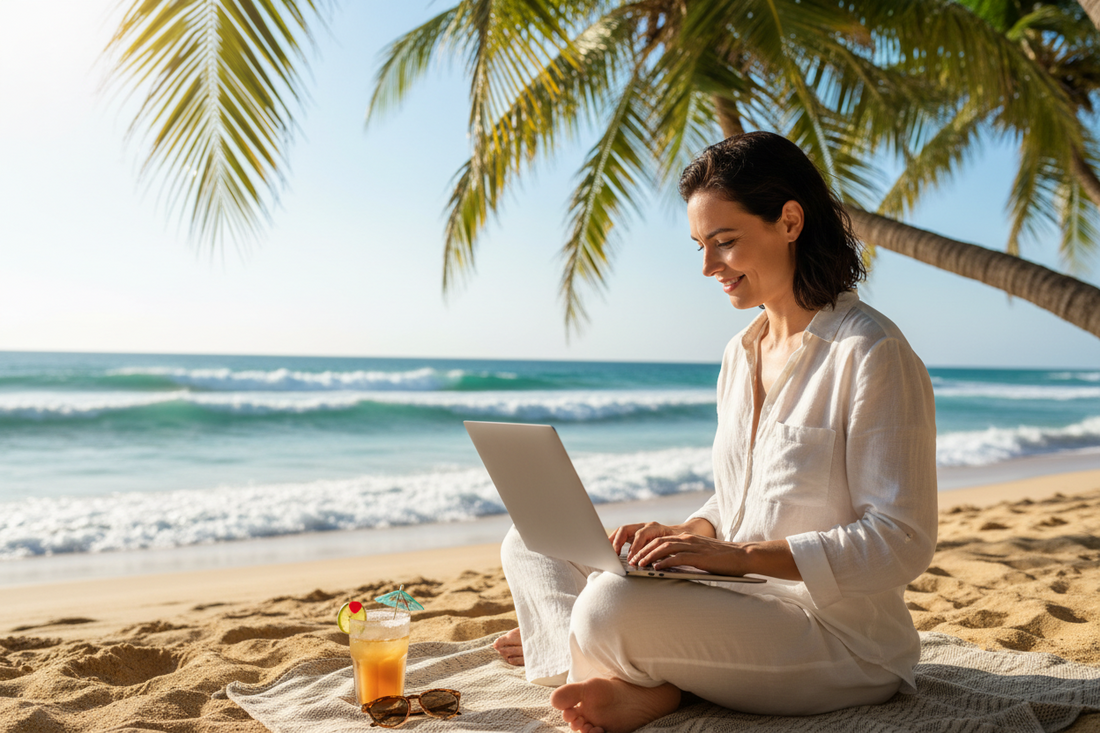 The Digital Merchant's Guide: Running Your Business from the Beach