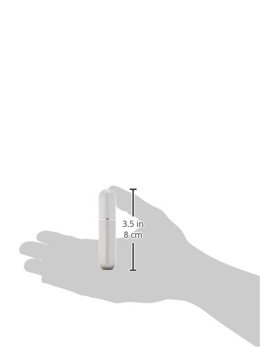 Travalo Classic HD Perfume Atomizer - Leak-Proof and TSA Approved for Air Travel - Reusable, Airtight, Easy-Fill Mini Pump Sprayer - Lightweight, Elegant Design w/Volume Window - Silver 0.17oz