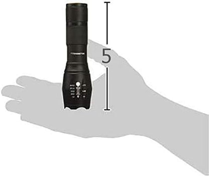 Taclight Flashlight by Bell+Howell High Lumens LED Tactical Flashlight 5 Modes & Zoom Function 40X Brighter Water Proof Handheld Flashlight for Emergency Camping Accessories As Seen On TV Set of 3