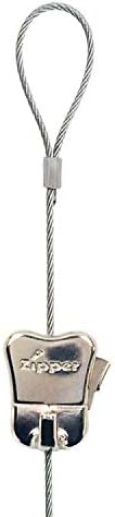 STAS Zipper - 20 Pack Picture Hanging Hooks for Perlon Cords or Steel Cables or Wires