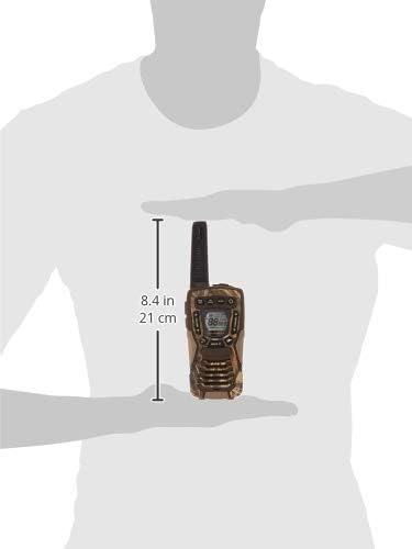 Cobra ACXT1035R FLT CAMO Waterproof Walkie Talkies - Rechargeable, Floats, 22 Channels, Long Range 37-Mile Two-Way Radio Set (2-Pack)