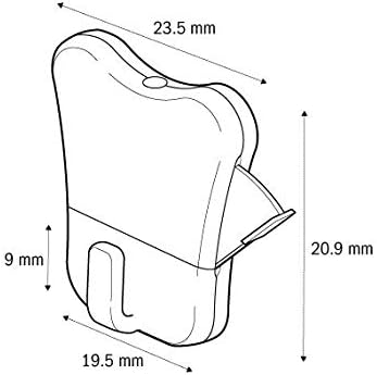 STAS Zipper - 20 Pack Picture Hanging Hooks for Perlon Cords or Steel Cables or Wires