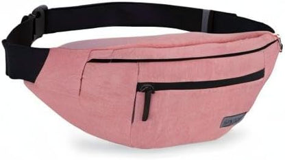 MAXTOP Large Crossbody Fanny Pack with 4-Zipper Pockets,Gifts for Enjoy Sports Festival Workout Traveling Running Casual Hands-Free Wallets Waist Pack Phone Bag Carrying All Phones