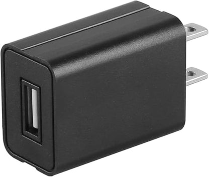 Wall Charger Cube 5V1A USB Power Supply Charging Block Universal Wall Plug Brick Portable Travel Fast Charger Power Adapter for iPhone, Samsung Galaxy, LG (Black)