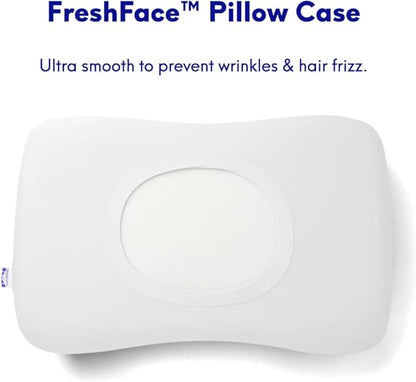 C CUSHION LAB Deep Sleep Pillow, Patented Ergonomic Contour Design for Side & Back Sleepers, Orthopedic Cervical Shape Gently Cradles Head & Provides Neck Support & Shoulder Pain Relief - Calm Grey