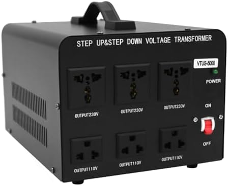 1800W Voltage Converter Transformer - Step-Up/Step-Down 110V/220V Power Adapter for Travel & Home Use - Universal Voltage Converter for Electronics, Appliances & Devices