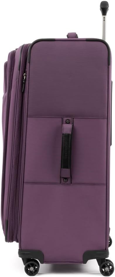 Travelpro Tourlite Softside 2-Piece Set, Expandable Luggage, 4 Spinner Wheels, Lightweight Suitcase, 21" Carry-On, 29 Check Large, Deep Purple