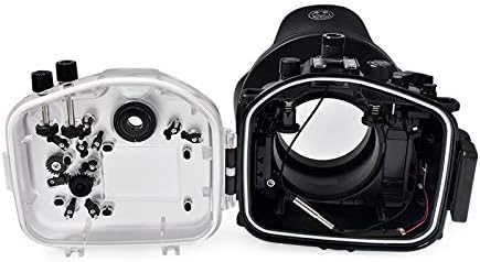 Seafrog Professional Waterproof Housing 6" Dry Dome Port Kit, for Sony A7S III A7SIII A7S3 A7 SIII Alpha 7S III with 16-35mm F4 (Zoom Gear Included) Underwater 40m/130fit Diving Case-Black
