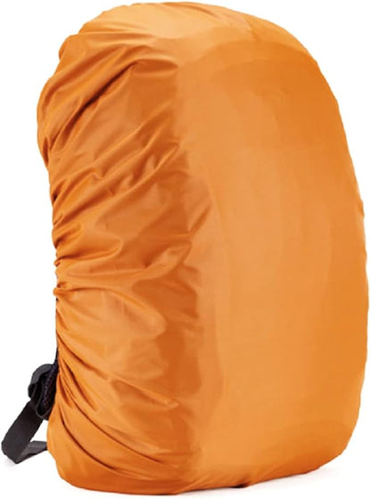 Silfrae Waterproof Rucksack Cover Backpack Rain Cover 30L-100L for Travel Climbing Hiking (Orange, 70L-80L)