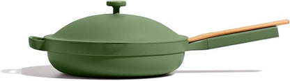 Our Place Large Always Pan | 12.5" Ceramic Pan with Modular Lid & Beechwood Spatula | Patented 10-in-1 Nonstick, Non-Toxic Cookware Made Without PFAS | Induction & Oven-Safe up to 450°F | Sage