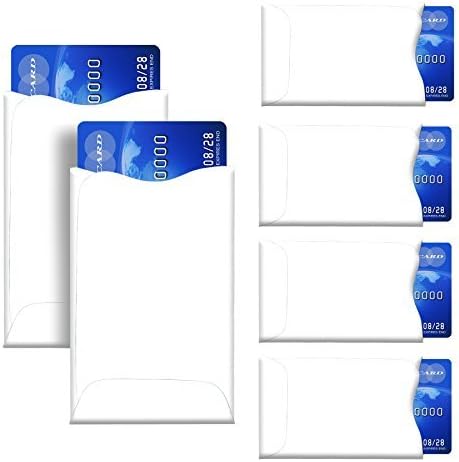 CAROUSELCHECKS RFID Blocking Sleeves, Pack of 15 (Credit Card Holders Only) for Identity Theft Protection