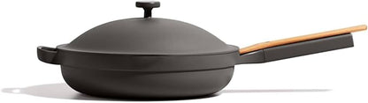 Our Place Large Always Pan | 12.5" Ceramic Pan with Modular Lid & Beechwood Spatula | Patented 10-in-1 Nonstick, Non-Toxic Cookware Made Without PFAS | Induction & Oven-Safe up to 450°F | Char