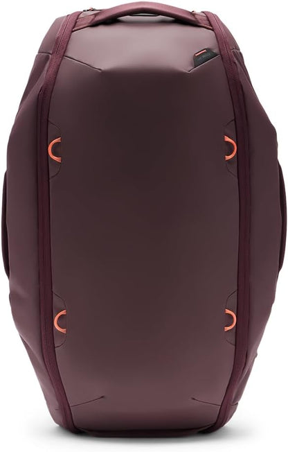 Peak Design Travel Duffelpack 45-65L, Eclipse, Weatherproof Duffel Backpack, Expandable, Extra-Long Zip, Stowable Straps, Fits Packing & Camera Cubes, Versatile Bag for Travel & Adventure