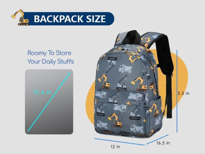 CAMTOP Backpack for Kids, Boys Girls Preschool Backpacks with Lunch Box Toddler Kindergarten School Bookbag Set