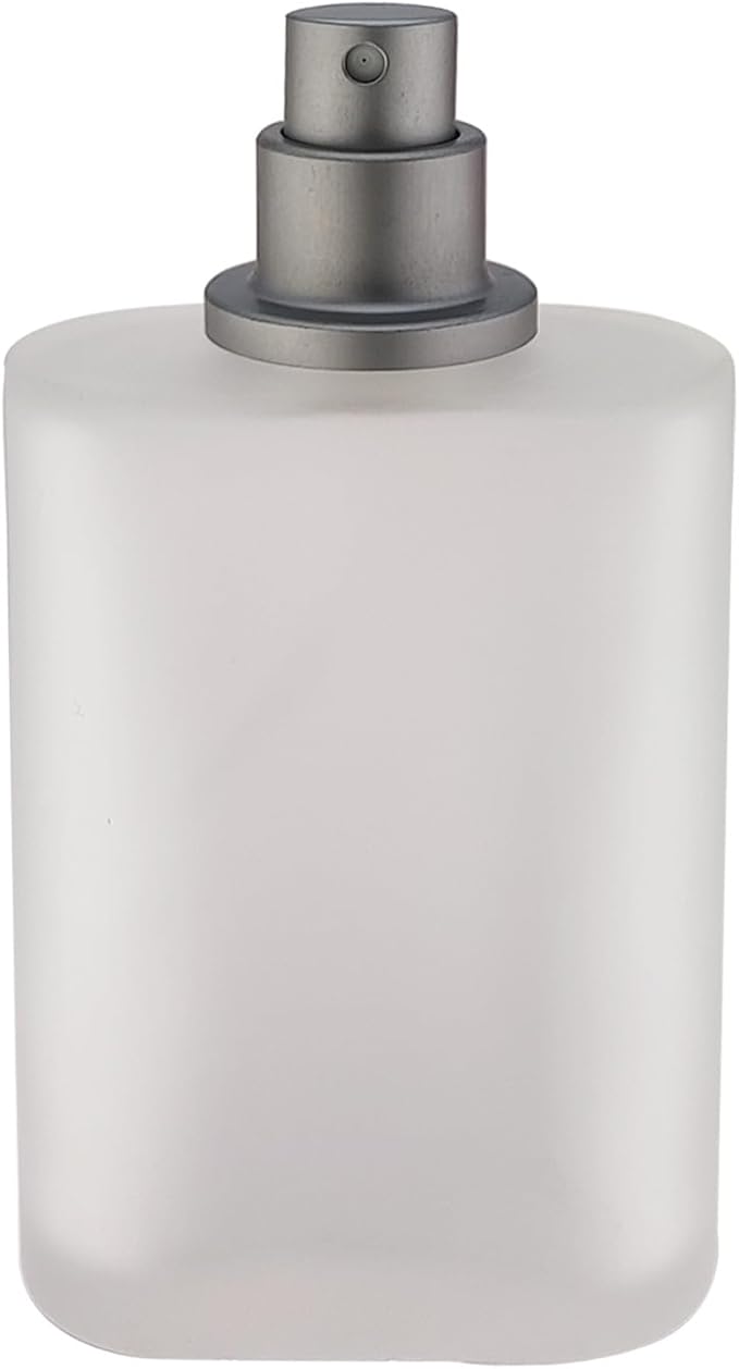 3 PCS 100ml Empty Frosted Glass Spray Bottle Perfume Atomizer Refillable Spray Refillable Fine Mist Spray, Liquid Perfume Refillable Glass Bottle with Lid, 3.38oz (Pack of 3)