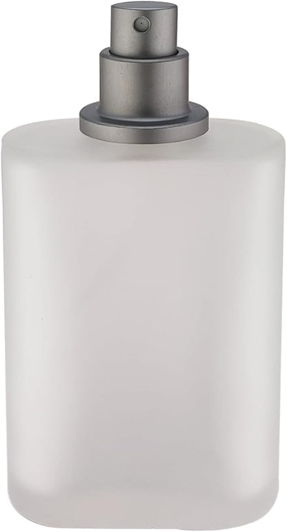 3 PCS 100ml Empty Frosted Glass Spray Bottle Perfume Atomizer Refillable Spray Refillable Fine Mist Spray, Liquid Perfume Refillable Glass Bottle with Lid, 3.38oz (Pack of 3)