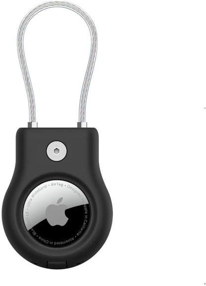 Belkin Secure Holder with Wire Cable for Apple AirTag, Black