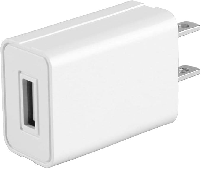 Wall Charger Cube 5V1A USB Power Supply Charging Block Universal Wall Plug Brick Portable Travel Fast Charger Power Adapter for iPhone, Samsung Galaxy, LG (White)