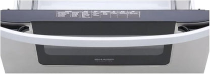 SHARP KB6524PSY Microwave Drawer Oven, 24-inch, 1.2 Cubic Feet, 950 Watt, Angled Touch Control Panel, Stainless Steel
