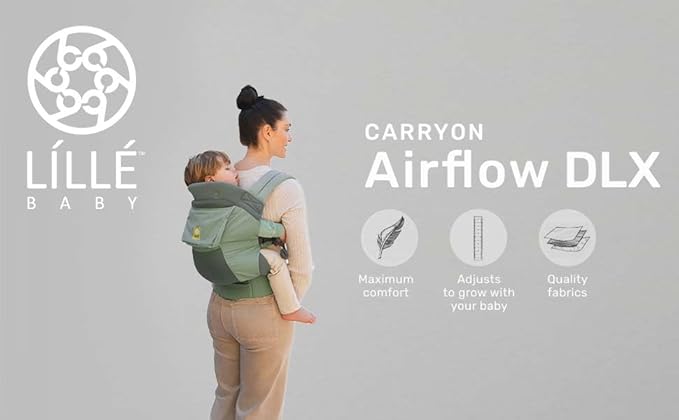 LÍLLÉbaby 3-in-1 Ergonomic CarryOn Airflow Toddler Carrier with Lumbar Support & Breathable Mesh Lining (25-60 lbs), Supportive & Comfortable, Multi-Position Carrying for Hiking & Travel (Willow)
