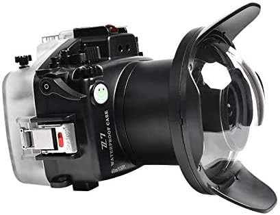 Sea frogs 40M/130ft Underwater Camera Housing Waterproof Case for Nikon Z7, Compatible with Nikon Z6, with 6 Inch Dome Port Kit