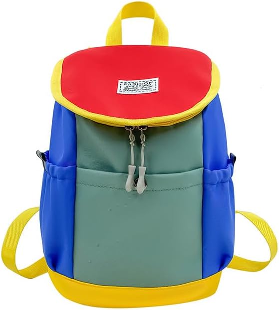 Toddler Backpack for Boys and Girls Age 3+, Lightweight Small Kids School Bag for Kindergarten, Daycare, Travel (Red)