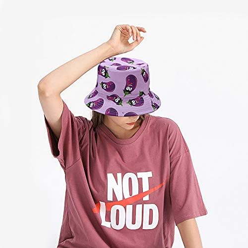 XYIYI Cute Bucket Hat Beach Fisherman Hats for Women, Reversible Double-Side-Wear