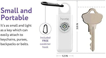 Hootie Personal Safety Alarm, Personal Alarms for Women, Men, & Kids Personal Alarm - Keychain Alarm, Self Defense Alarm, Security Alarm Keychain 130dB Self Defense Siren & Strobe Light - Lavender