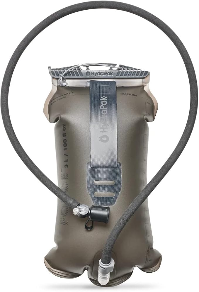 Hydrapak Force Ultra-Durable Water Bladder/Reservoir for Hydration Backpacks, 2L or 3L, Insulated Tube, Safe & Reliable