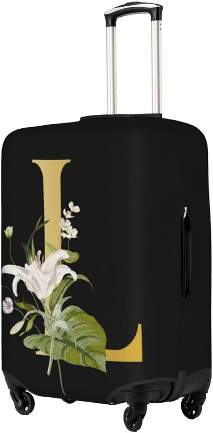 Decorative L Suitcase Protectors Elastic Washable Luggage Covers With Concealed Zippers For 18-32 Inch Luggage (Size Xl: Fits 29-32 Inch)