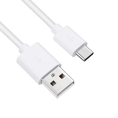 Smays USB to USB C Cable 3ft 5-Pack, Type C Phone Charger Cord Bulk, White