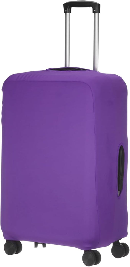 uxcell Travel Luggage Cover, Washable Suitcase Covers for Luggage Anti-scratch Suitcase Protector Elastic Baggage Protective, Fits 18-21 Inch Suit Case, Purple Blue