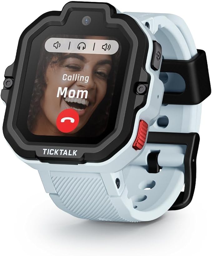 TickTalk5 Smart Watch for Kids with GPS Tracker, Video Calling, Texting, and Parental App, 4G Smartwatch with Free Music, Phone Calls, and Reminders for Kids Ages 3-12