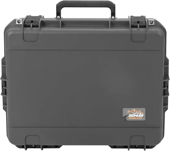 SKB Hard Protective Storage Case, Foam, Wheels for Equipment, iSeries 22" x 17" x 8", Dark Gray