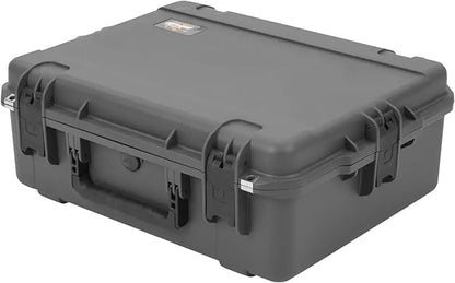SKB Hard Protective Storage Case, Foam, Wheels for Equipment, iSeries 22" x 17" x 8", Dark Gray