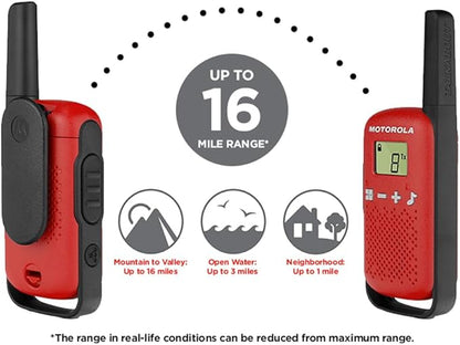 Motorola Solutions Talkabout T110, Privacy Easy Pairing, 16 Mile, 2 Pack