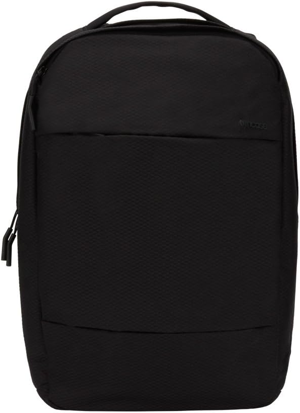Incase Compact City Backpack with Diamond Ripstop – 18L Everyday Travel Tech Backpack and Laptop Bag for Work or School – Three Pockets, 16” Padded Laptop Sleeve, Quick Access Pocket – Black