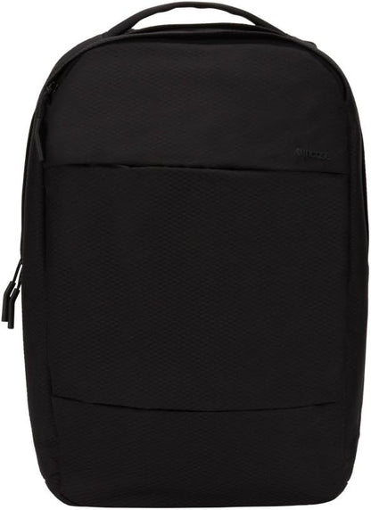 Incase Compact City Backpack with Diamond Ripstop – 18L Everyday Travel Tech Backpack and Laptop Bag for Work or School – Three Pockets, 16” Padded Laptop Sleeve, Quick Access Pocket – Black