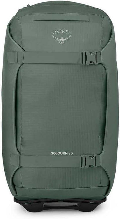 Osprey Sojourn 28"/80L Wheeled Travel Backpack with Harness, Koseret Green