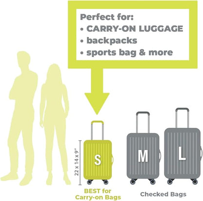 Beeyond Compression Packing Cubes Set - 6 Pieces for Travel and Luggage Organization, Includes Large & Small Cubes, Accessories Bag, and Laundry Bag