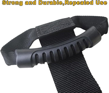 130lbs Cord Holder Storage Straps - 4 Pcs - Storage Wrap Holder Extension Hook and Loop Cord Hose Organizer Strap with Carrying Handle