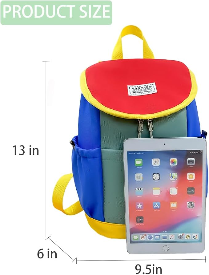 Toddler Backpack for Boys and Girls Age 3+, Lightweight Small Kids School Bag for Kindergarten, Daycare, Travel (Green)