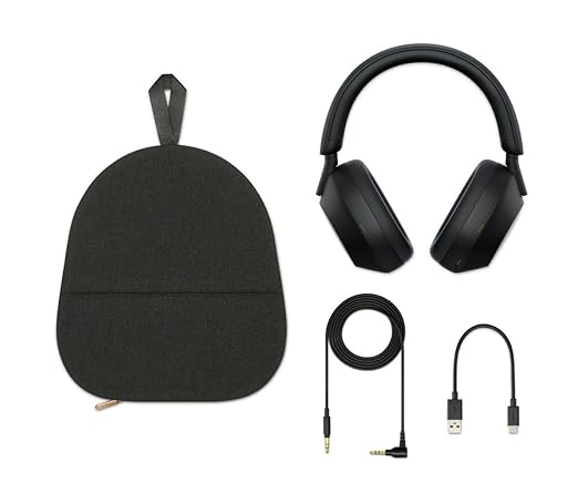 Sony WH-1000XM5 Premium Noise Canceling Headphones (Silver) with Free WF-C700N Truly Wireless Noise Canceling Earbuds (Black)