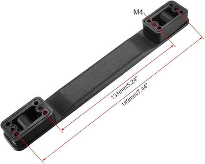 uxcell Luggage Handle, 202mm Length Strap Grip Replacement for Suitcase Case Black 2Pcs