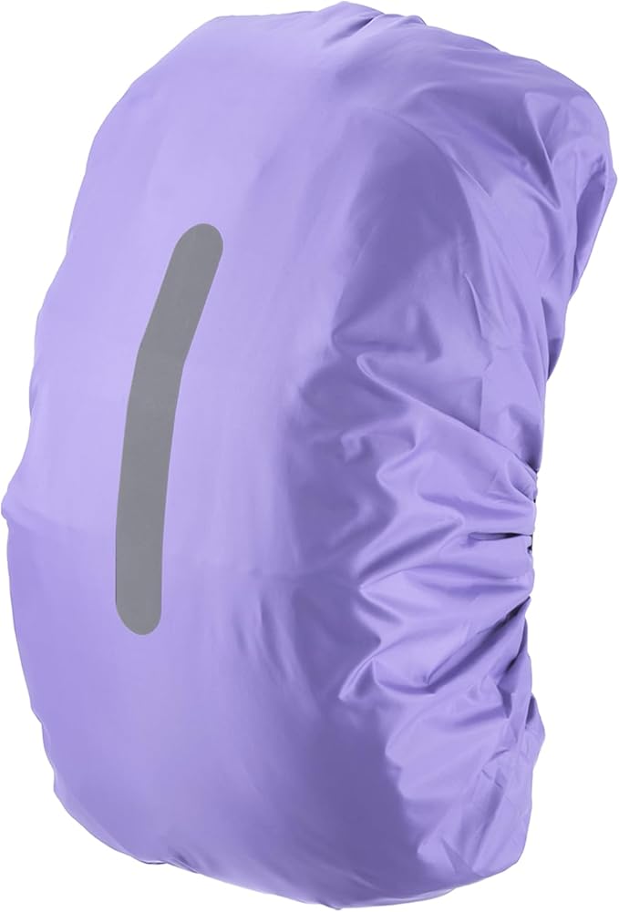 PATIKIL Waterproof Backpack Rain Cover, Non-Slip Backpack Cover with Vertical Reflective Strap Stay Dry for Hiking, Camping, Hunting