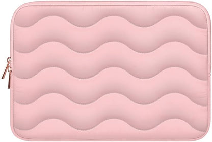ARVOK Puffy Laptop Sleeve 13-14 inch for MacBook Air 13 inch/Pro 14 inch, Laptop Case Notebook Computer/Tablet Pouch Cover for HP/Dell/Asus/Acer/Samsung, Extra Bag, Women, Cute Carrying Case