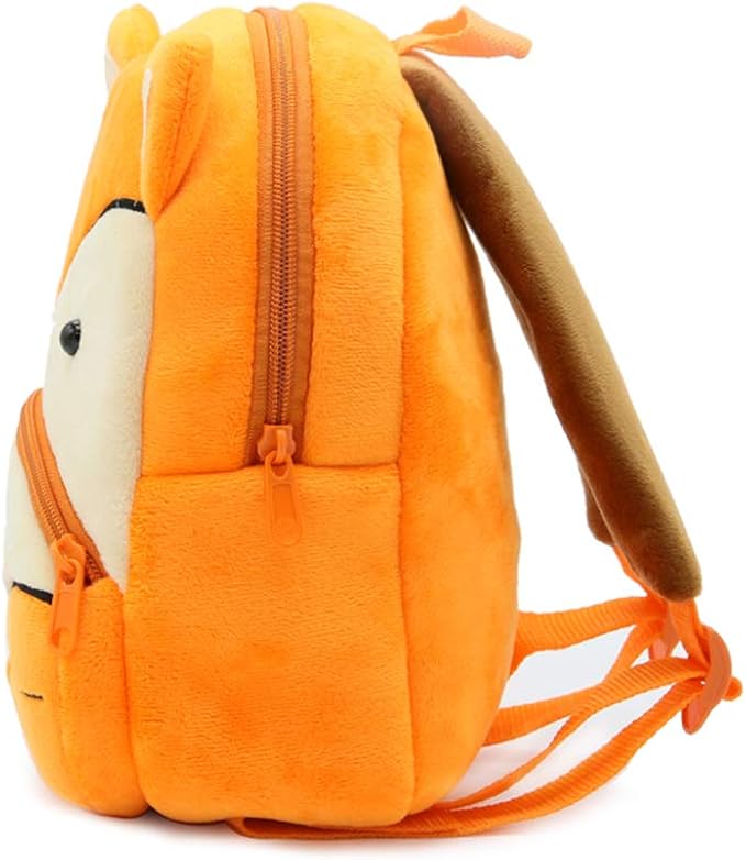 Cute Cartoon Animal Backpack Toddler School Bag for Children Baby Girls Boys(Fox)