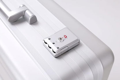 Metal Briefcase for Men, Locking Aluminum Case for Valuables, Gun Display Box, Cash Case, with Removable Foam