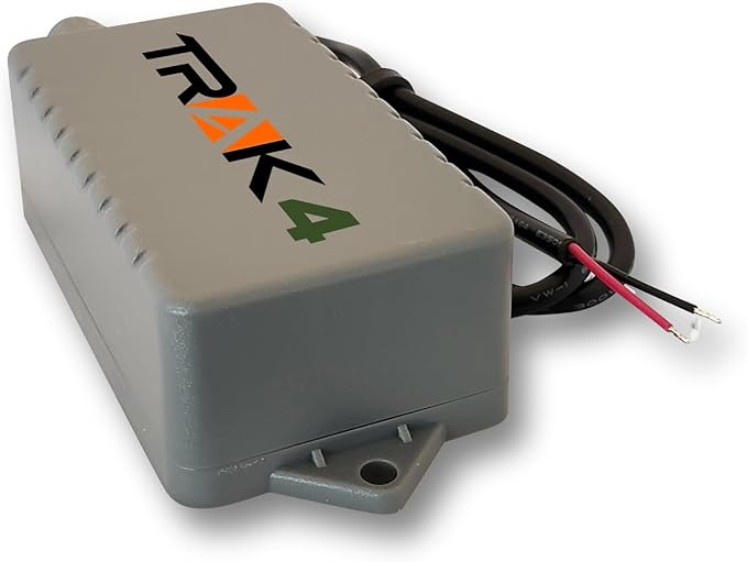 Trak-4 12v Hardwired GPS Tracker. Durable, Reliable Track Trailers, Equipment, Vehicles, Assets. Long Battery Life, Waterproof, Worldwide. Low-Cost Subscription Required.